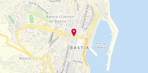 Plan de Corsicatours - Bastia, 1 avenue Maréchal Sebastiani, 20200 Bastia
