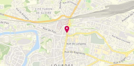 Plan de Selectour, 12 avenue Général Baron Maransin, 65100 Lourdes