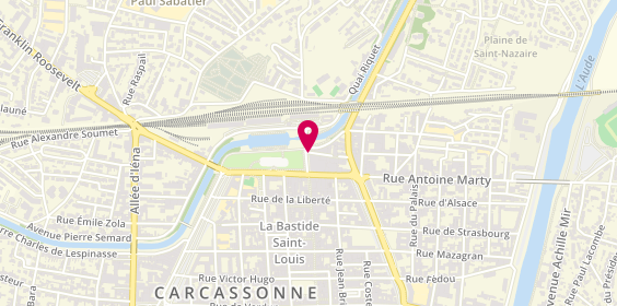 Plan de Agence Verdié Voyages, 1 avenue du Maréchal Joffre, 11000 Carcassonne