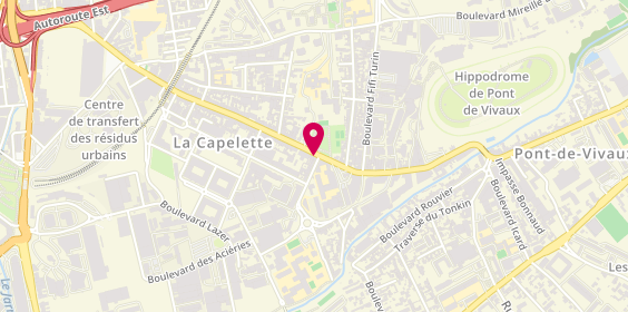 Plan de New Age Travel, 212 Avenue Capelette, 13010 Marseille