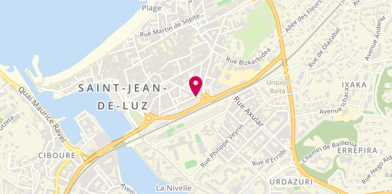 Plan de Tourcom, 6 avenue Jaureguiberry, 64500 Saint-Jean-de-Luz