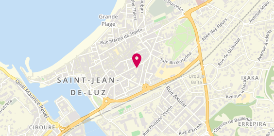 Plan de Agence de la Poste, 40 Boulevard Victor Hugo, 64500 Saint-Jean-de-Luz