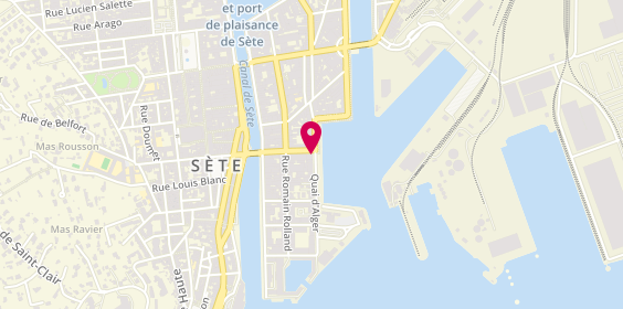 Plan de L'Atelier des Voyages Sète, 11 Quai d'Alger, 34200 Sète