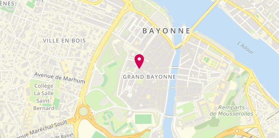 Plan de Gites de France Pays Basque Béarn, 4 Rue Notre Dame, 64100 Bayonne