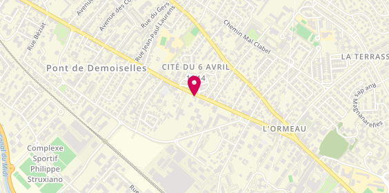 Plan de Havas Voyages, 218 avenue Antoine de Saint-Exupéry, 31400 Toulouse