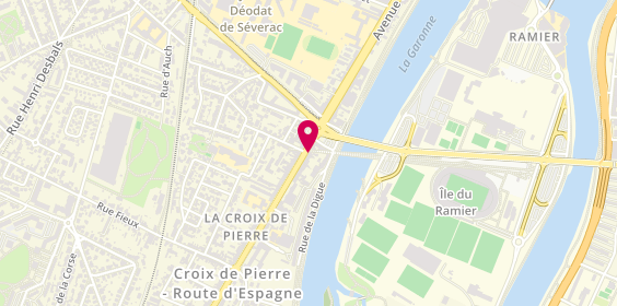 Plan de Ivoire Voyages, 128 Avenue de Muret, 31300 Toulouse