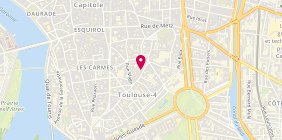 Plan de La Route des Voyages, 27 Rue Perchepinte, 31000 Toulouse