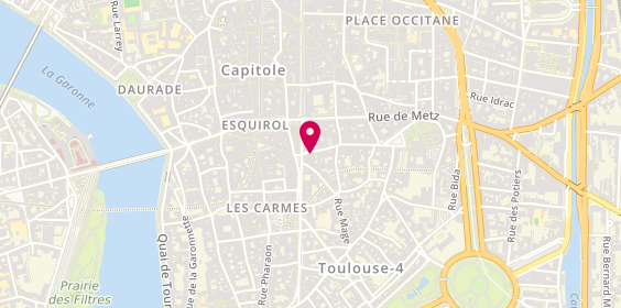 Plan de Asia Toulouse, 5 Rue Croix Baragnon, 31000 Toulouse