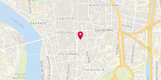 Plan de Travel Evasion, 9 Rue Croix Baragnon, 31000 Toulouse