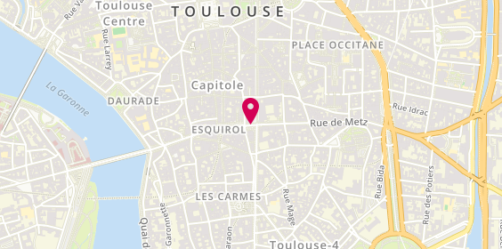 Plan de Nouvelles Frontières, 18 Place Esquirol, 31000 Toulouse