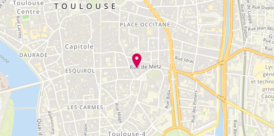 Plan de Havas Voyages, 48 Rue de Metz, 31000 Toulouse