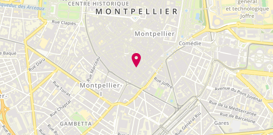 Plan de Havas Voyages, 50 Grand Rue Jean Moulin, 34000 Montpellier