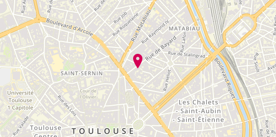 Plan de Agence Jardel Tourisme, 10 Rue de Bayard, 31000 Toulouse