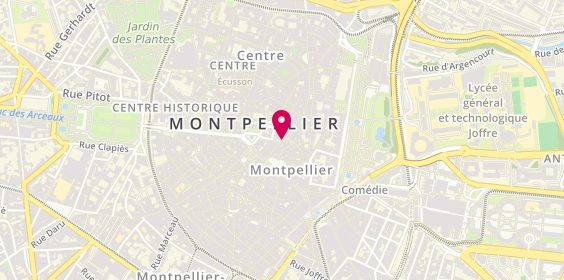 Plan de Nouvelles Frontieres, 22 Rue de l'Aiguillerie, 34000 Montpellier