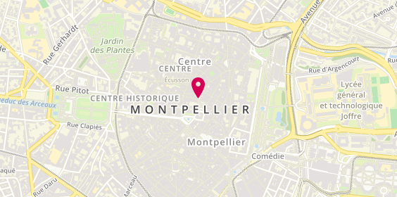 Plan de Agence de Voyages Club Med Montpellier, 1 place du Marché Aux Fleurs, 34000 Montpellier
