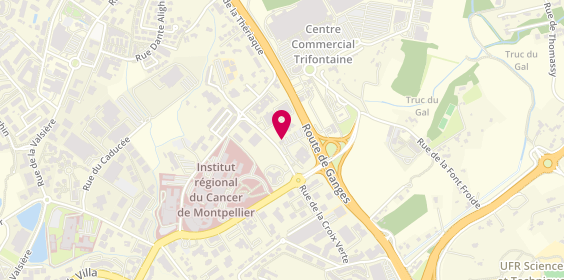 Plan de Selectour, 729 Rue de la Croix Verte, 34090 Montpellier