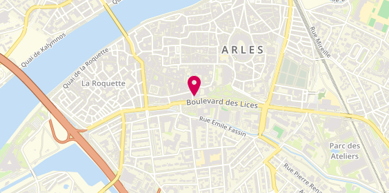 Plan de Visiteurs & Univairmer Voyages - Arles, 4 Boulevard des Lices, 13200 Arles