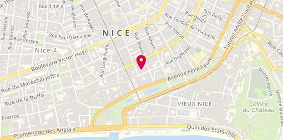 Plan de Comptoir des Voyages, 62 Rue Gioffredo, 06000 Nice