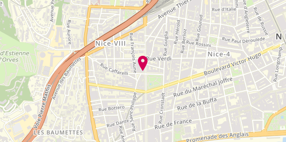 Plan de Selectour Agetours Voyages, 43 Boulevard Gambetta, 06000 Nice