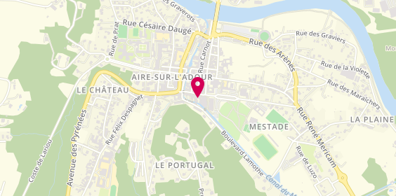 Plan de Agence de voyages FRAM Aire-sur Adour, 3 Rue Henri Labeyrie, 40800 Aire-sur-l'Adour