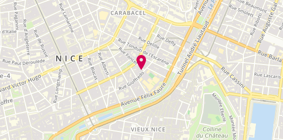 Plan de Exclusive France Tours, 34 Rue Gioffredo, 06000 Nice
