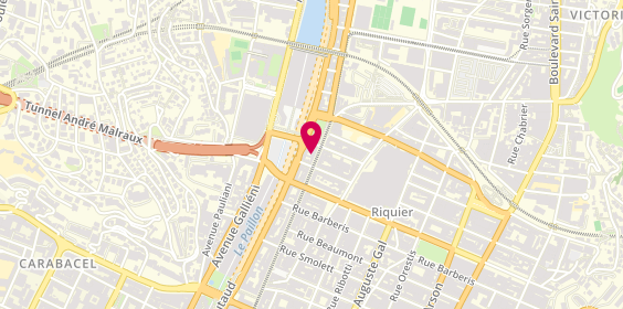 Plan de Voyages Christine Palpacuer, 4 avenue de la République, 06300 Nice