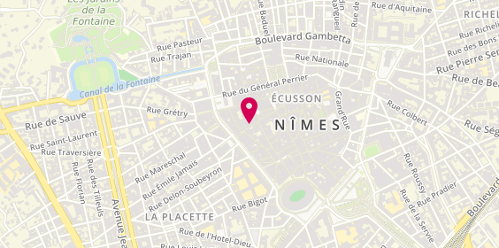 Plan de Ginhoux Voyages - Agence de Nîmes, 30 Rue de la Madeleine, 30000 Nîmes