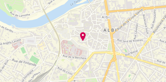 Plan de Hôtels Circuits France, 21 Rue Henri de Toulouse Lautrec, 81000 Albi