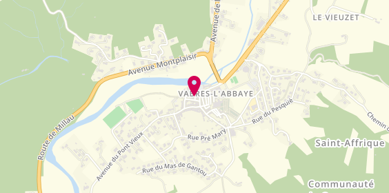 Plan de Voyages Franjeau, parc d'Activite
Le Bourguet, 12400 Vabres-l'Abbaye
