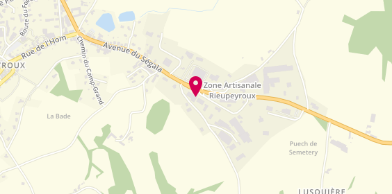 Plan de Chauchard évasion, Route de Rodez, 12240 Rieupeyroux