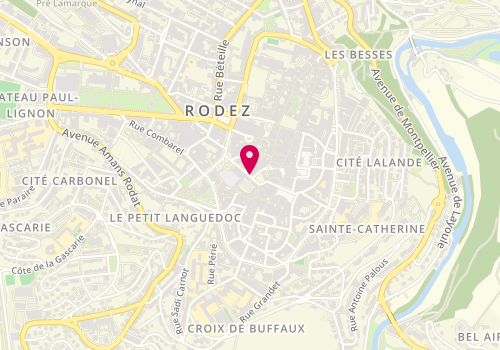 Plan de Havas Voyages, 6 Rue Louis Blanc, 12000 Rodez