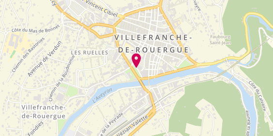 Plan de Chauchard évasion, 5 Rue Gautharie, 12200 Villefranche-de-Rouergue