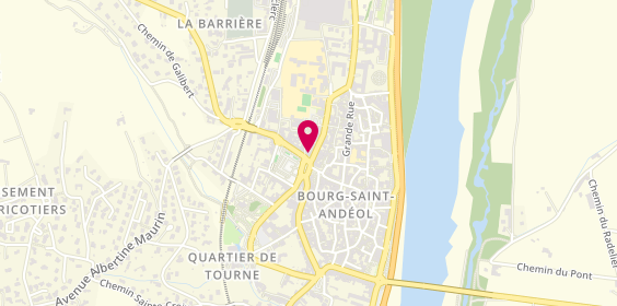 Plan de Point-Voyages, 4 avenue Félix Chalamel, 07700 Bourg-Saint-Andéol
