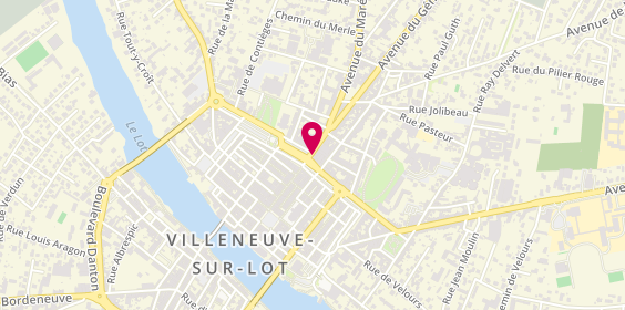 Plan de Occitania Voyages, 6 Cr Victor Hugo, 47300 Villeneuve-sur-Lot