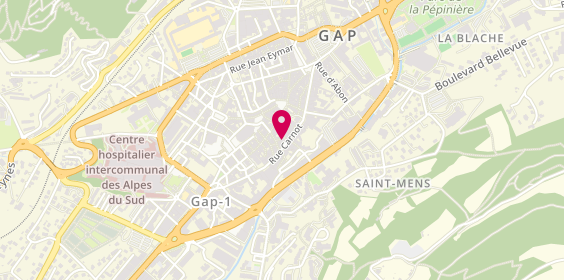 Plan de Envie d'Ailleurs - Agence de Voyages, 26 Rue Carnot, 05000 Gap