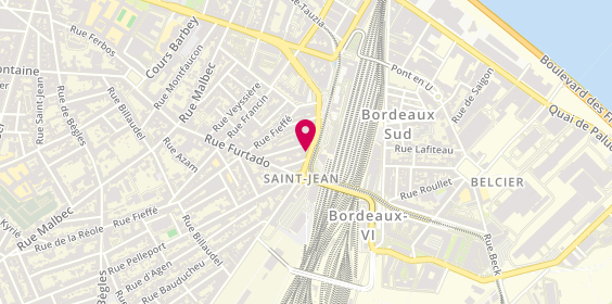 Plan de Cityvol Voyages Bordeaux, 42 Rue Charles Domercq, 33800 Bordeaux