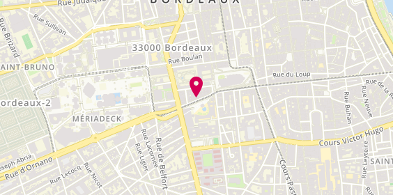 Plan de La Route des Voyages, 19 Rue des Frères Bonie, 33000 Bordeaux