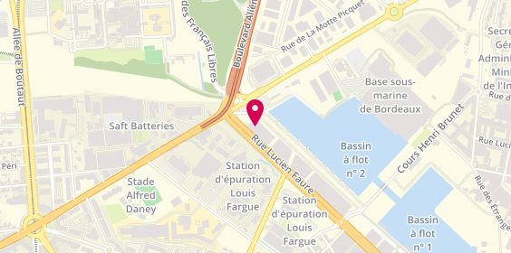 Plan de CMS Vacances, 171 Rue Lucien Faure, 33300 Bordeaux