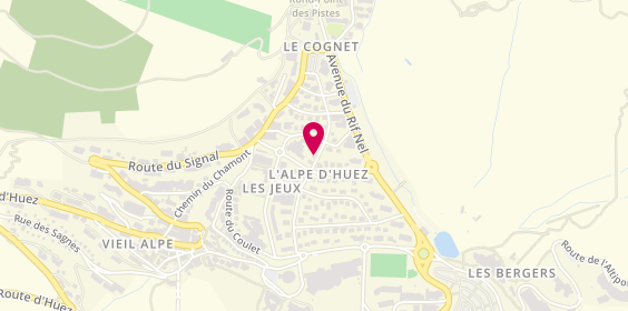 Plan de Rêve d'Hiver location chalet de luxe avec piscine - haut gamme - résidence hôtelière (Alpes d'Huez), 321 promenade Clotaire Collomb, 38750 Huez