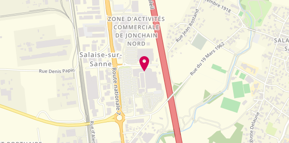 Plan de Carrefour Voyages, Centre Commercial Carrefour
165 N7, 38150 Salaise-sur-Sanne