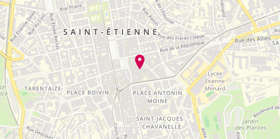 Plan de Fram, 19 Rue Saint-Jean, 42000 Saint-Étienne
