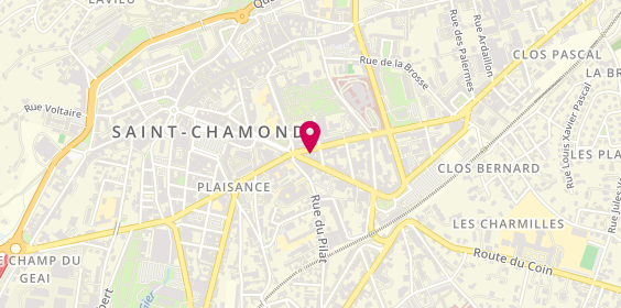 Plan de Mondial Evasion, 4 Rue Victor Hugo, 42400 Saint-Chamond