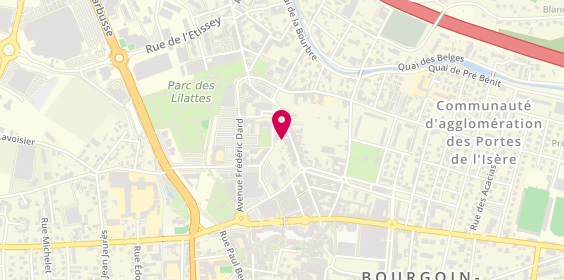 Plan de Mondial Tours, 67 Rue de la Libération, 38300 Bourgoin-Jallieu