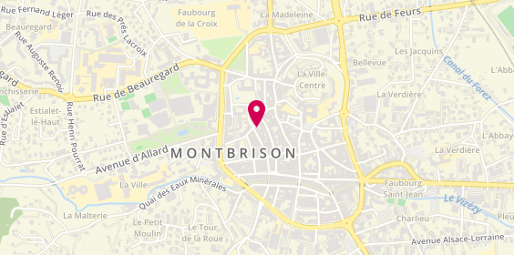 Plan de Stc Voyages, 14 Rue des Arches, 42600 Montbrison