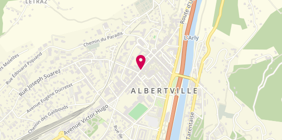 Plan de Univairmer Voyages - Albertville, 49 Rue de la République, 73200 Albertville