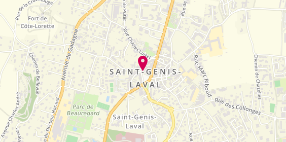 Plan de Selectour, 8 place Mathieu Jaboulay, 69230 Saint-Genis-Laval