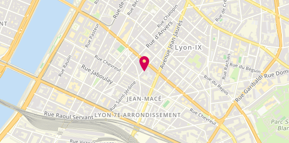Plan de A.L.T.S Association de Loisirs et de Tourisme Social, 27 Rue Saint-Jérôme, 69007 Lyon