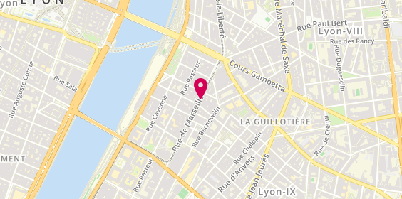 Plan de Selectour Afat, 11 Rue de Marseille, 69007 Lyon