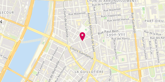 Plan de Selectour Afat Ailleurs Voyages Marietton, 18 Rue Paul Bert, 69003 Lyon