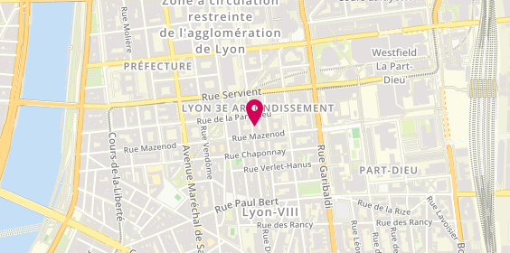 Plan de Evensport - Organisation de vos stages sportifs , évènements et séminaires, 227 Rue Duguesclin, 69003 Lyon